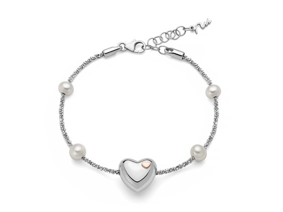 Bracciale Miluna Donna I Gioielli Di Miss Italia in Argento Perla PBR3493 - PBR3493
